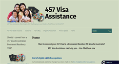 Desktop Screenshot of 457assistance.com